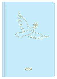 Agenda settimanale 2024 Mini Flexi Diary EarthLine Berry cm 8x11,5