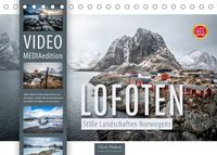 Produktbild: Lofoten - Stille Landschaften Norwegens (MEDIAedition) (Tischkalender 2022 DIN A5 quer)