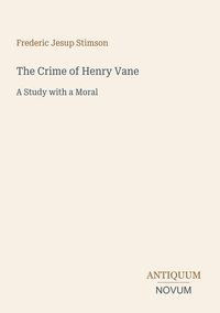 Produktbild: The Crime of Henry Vane