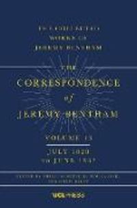 Produktbild: Bentham, J: Correspondence of Jeremy Bentham, Volume 13