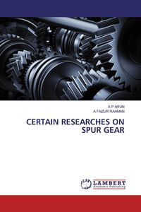 Produktbild: Certain Researches on Spur Gear
