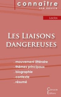Produktbild: Fiche de lecture Les Liaisons dangereuses de Choderlos de Laclos (Analyse litt&eacute;raire de r&eacute;f&eacute;rence et r&eacute;sum&eacute; complet)