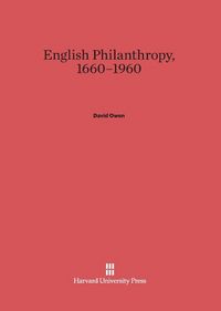 Produktbild: English Philanthropy, 1660-1960