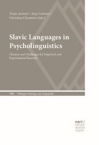 Produktbild: Slavic Languages in Psycholinguistics