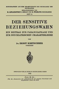 Produktbild: Der Sensitive Beziehungswahn