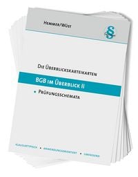 Produktbild: Die &Uuml;berblickskarteikarten BGB im &Uuml;berblick II - Nebengebiete