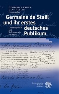 Produktbild: Germaine de Sta&euml;l und ihr erstes deutsches Publikum