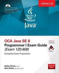Produktbild: Bates, B: OCA Java SE 8 Programmer I Exam Guide (Exams 1Z0-8