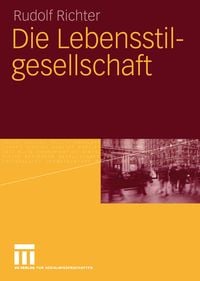 Produktbild: Die Lebensstilgesellschaft