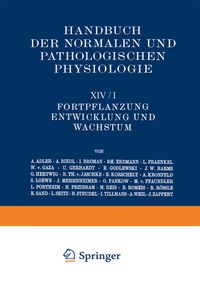 Produktbild: Fortpflanzung; Entwicklung und Wachstum. 2 Teile. 1926/27