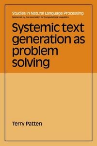 Produktbild: Systemic Text Generation as Problem Solving
