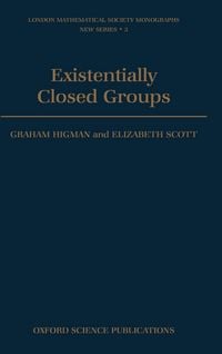 Produktbild: Existentially Closed Groups