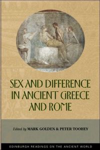 Produktbild: Sex and Difference in Ancient Greece and Rome