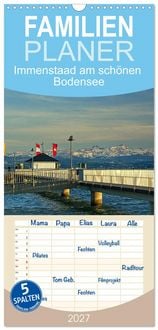 Produktbild: Familienplaner 2027 - Immenstaad am sch&ouml;nen Bodensee mit 5 Spalten (Wandkalender, 21 x 45 cm) CALVENDO