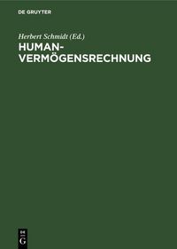 Produktbild: Humanverm&ouml;gensrechnung