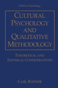 Produktbild: Cultural Psychology and Qualitative Methodology
