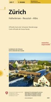 Produktbild: 225T Z&uuml;rich Wanderkarte