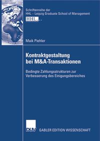Produktbild: Kontraktgestaltung bei M&A-Transaktionen