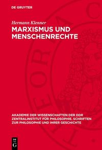 Produktbild: Marxismus und Menschenrechte