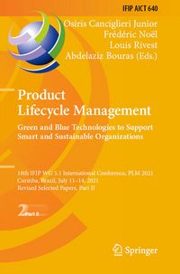 Produktbild: Product Lifecycle Management. Green and Blue Technologies to Support Smart and Sustainable Organizations
