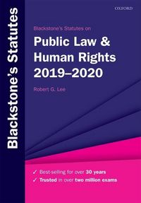 Produktbild: LEE, R: Blackstone's Statutes on Public Law & Human Rights 2
