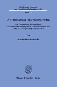Produktbild: Die Verl&auml;ngerung von Frequenzrechten