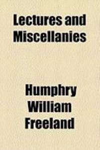 Produktbild: Lectures and Miscellanies