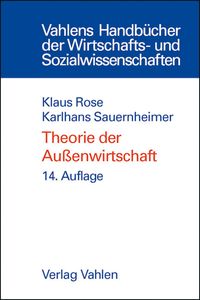 Produktbild: Theorie der Au&szlig;enwirtschaft