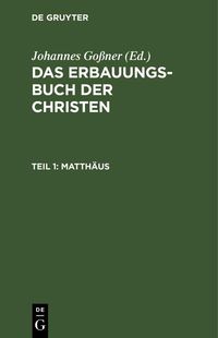 Produktbild: Matth&auml;us