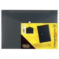Produktbild: Idena Versandtasche PP transluzent schwarz DIN C4