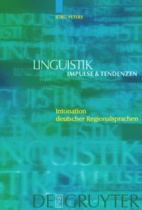 Intonation deutscher Regionalsprachen Jörg Peters