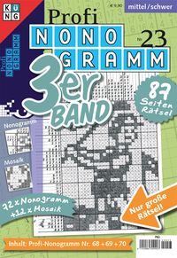 Produktbild: Profi-Nonogramm 3er-Band Nr. 23