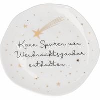 Produktbild: Kleiner Teller Kann spuren von Weihnachtszauber... D.14cm