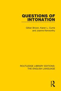 Produktbild: Questions of Intonation