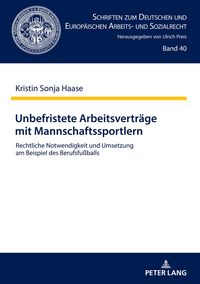 Produktbild: Unbefristete Arbeitsvertr&auml;ge mit Mannschaftssportlern