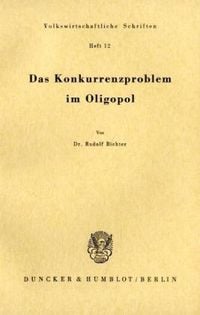Produktbild: Richter, R: Konkurrenzproblem