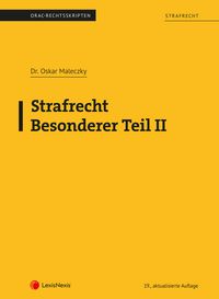 Produktbild: Strafrecht - Besonderer Teil II (Skriptum)