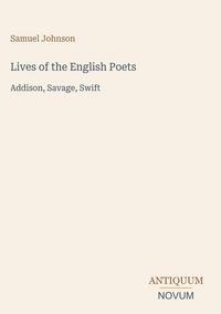 Produktbild: Lives of the English Poets