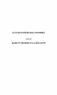 Produktbild: Le star-systeme hollywoodien