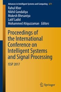 Produktbild: Proceedings of the International Conference on Intelligent Systems and Signal Processing