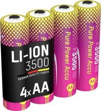 Produktbild: Ansmann 1312-0042 3500 mAh Lithium AA 1.5 V Mehrfarbig 4 Stueck e