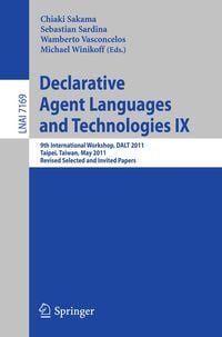 Produktbild: Declarative Agent Languages and Technologies IX