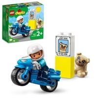 LEGO DUPLO 10967 Polizeimotorrad, Motorikspielzeug für Kleinkinder 