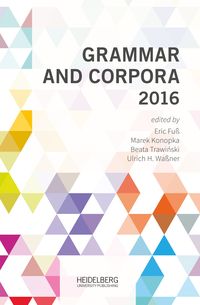 Produktbild: Grammar and Corpora 2016