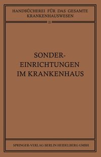 Produktbild: Sondereinrichtungen im Krankenhaus