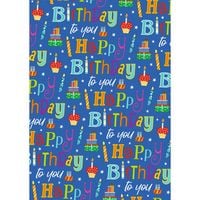 Produktbild: Idena Geschenkpapier Happy Birthday to you 70cmx2m
