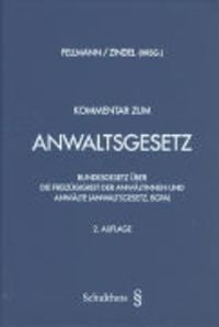 Produktbild: Kommentar zum Anwaltsgesetz