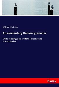 Produktbild: An elementary Hebrew grammar