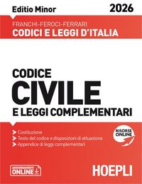 Produktbild: Codice civile e leggi complementari. Editio Minor 2026
