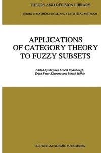 Produktbild: Applications of Category Theory to Fuzzy Subsets